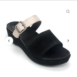 - Kork-Ease Bisti Two Strap Two Tone Sandal